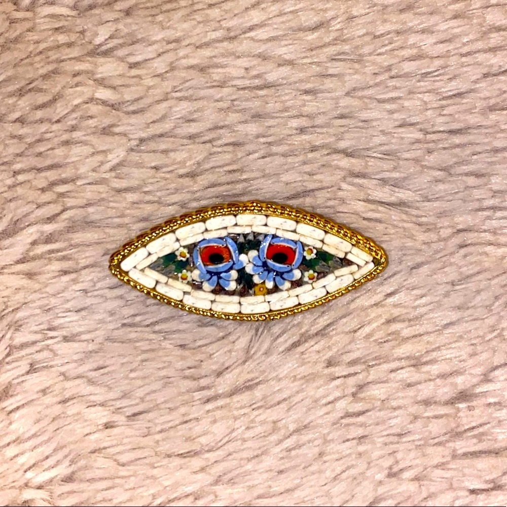 Mosaic Tile Pin from Italy